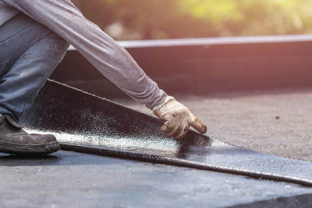 Professional Basement Waterproofing technician working in Hicksville, OH